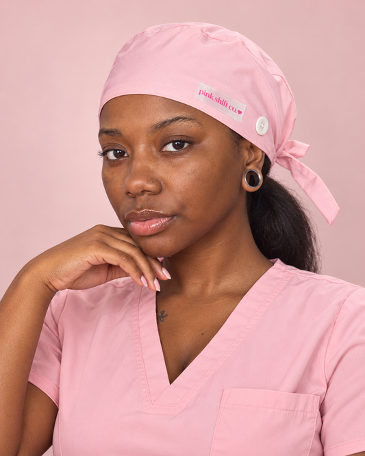 Pink Shift Scrub Cap 💕