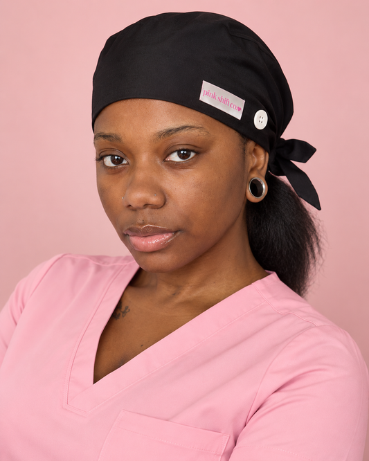 Blackout Scrub Cap 🖤