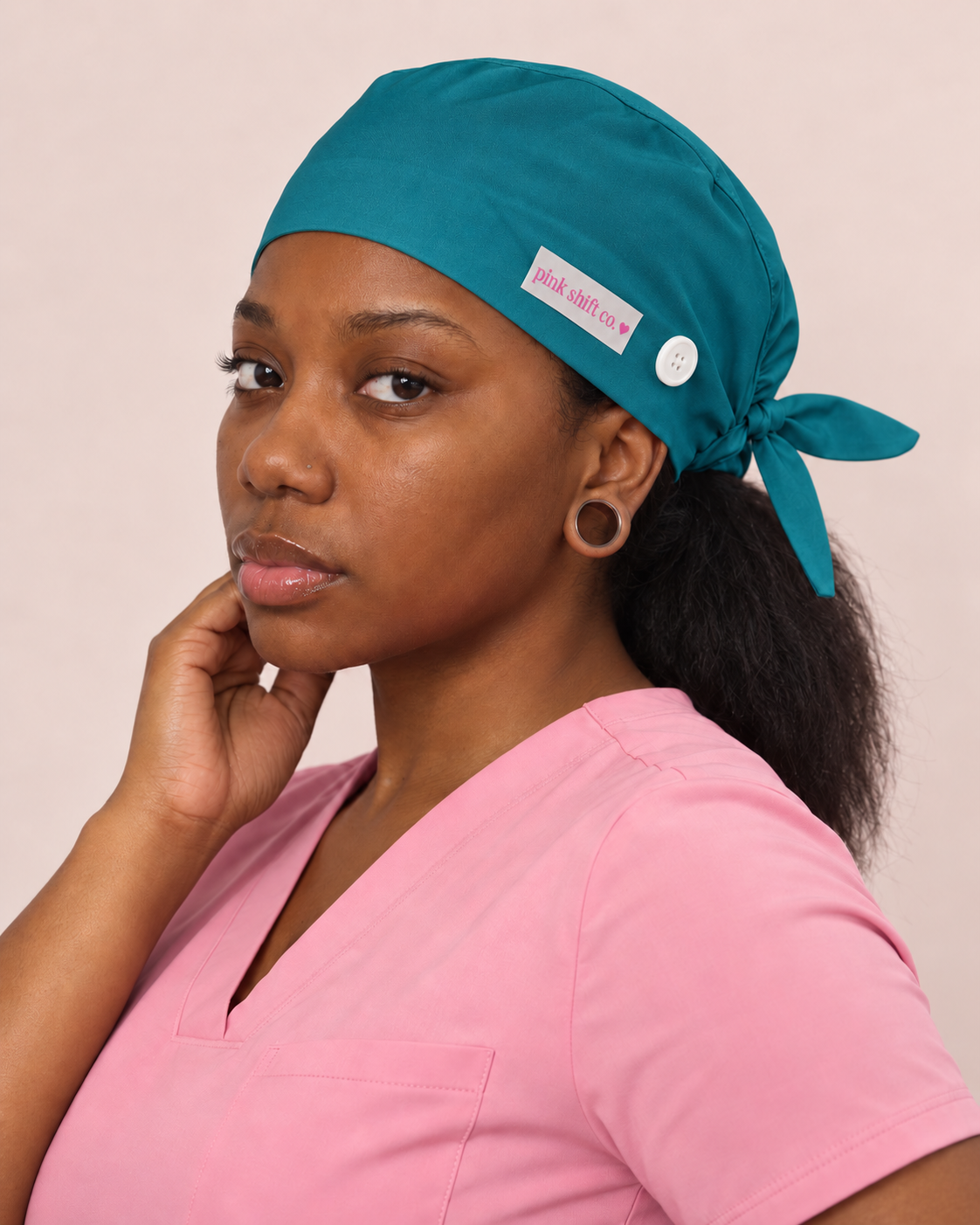 Aqua Shift Scrub Cap