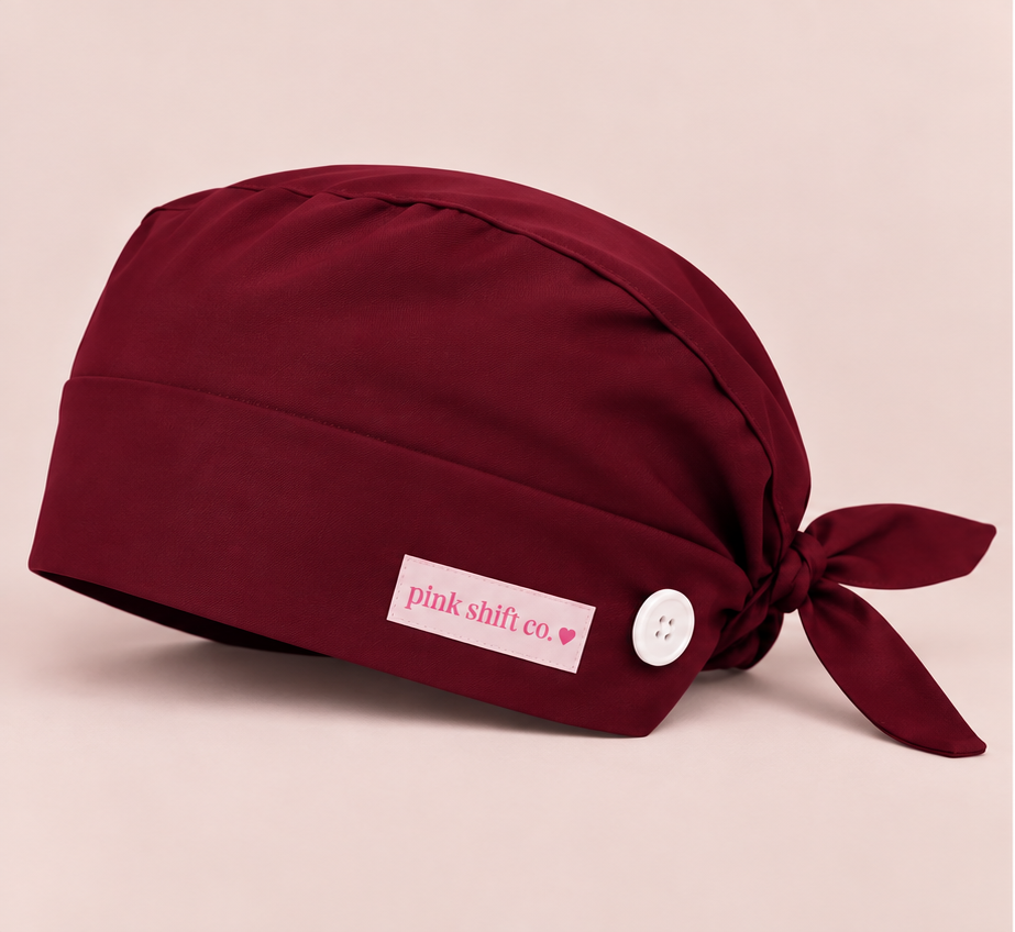 Berry Shift Scrub Cap